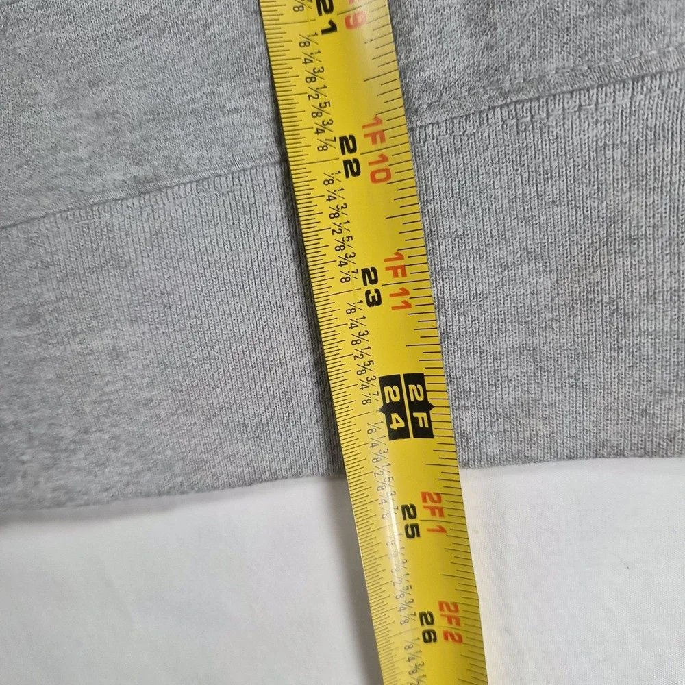 The North Face Gray Logo Pullover Hoodie Men's Medium Gray Fleece Sweatshirt